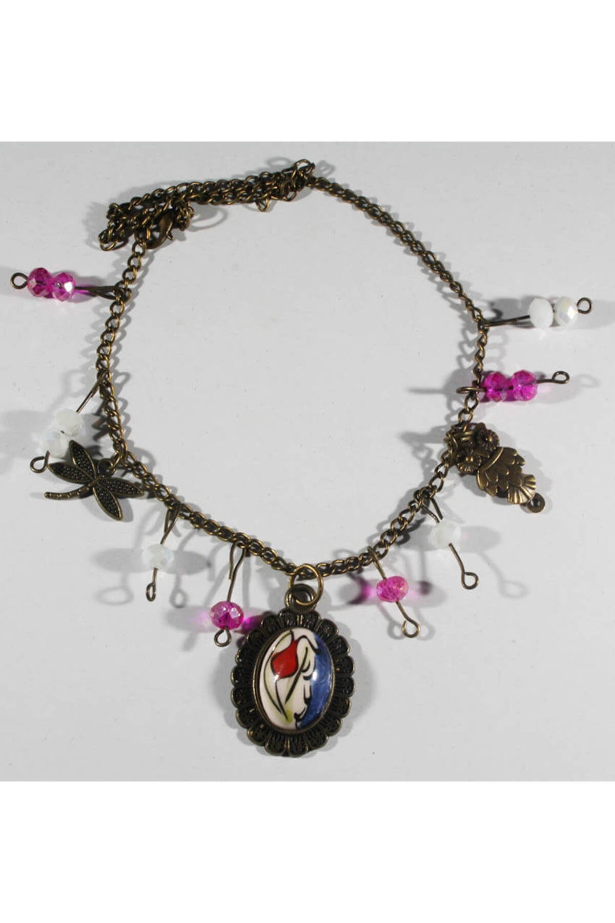 Cini Evi Special Tulip Patterned Anklet - MALLTURK