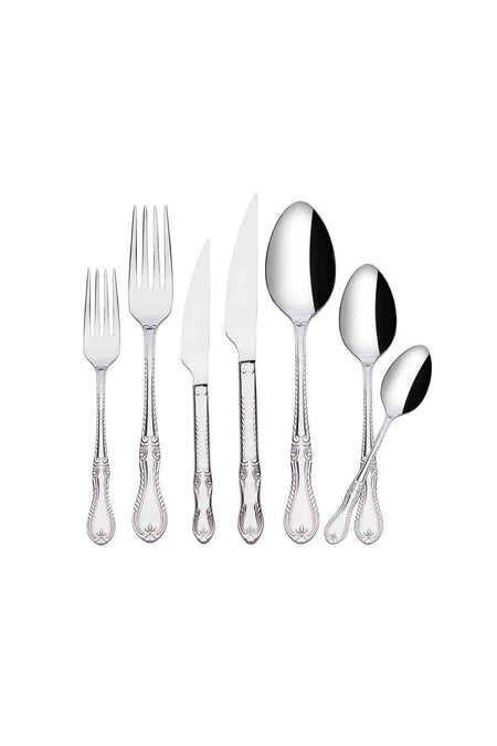 KORKMAZ hanedan Flatware Set 84 Piece a2562 - MALLTURK