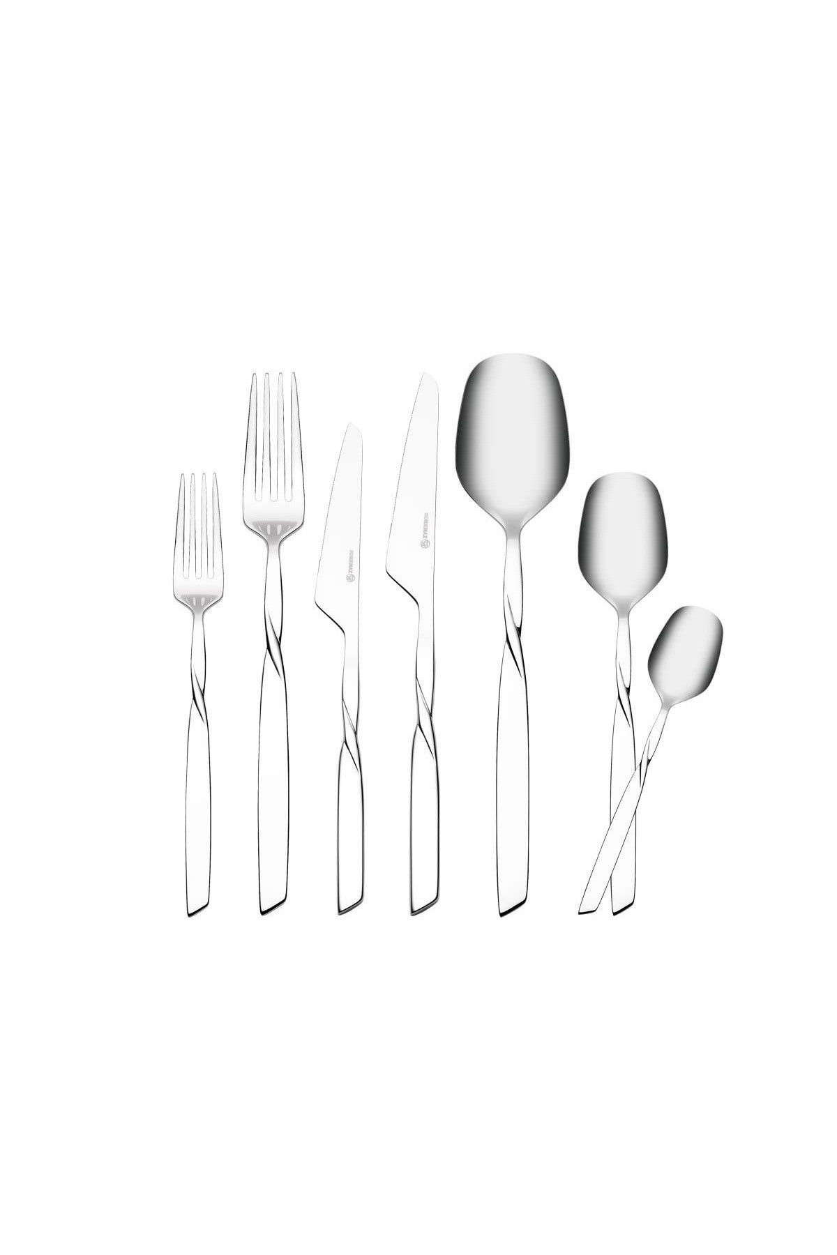 KORKMAZ kraft 84 Piece Flatware Set a2140 - MALLTURK