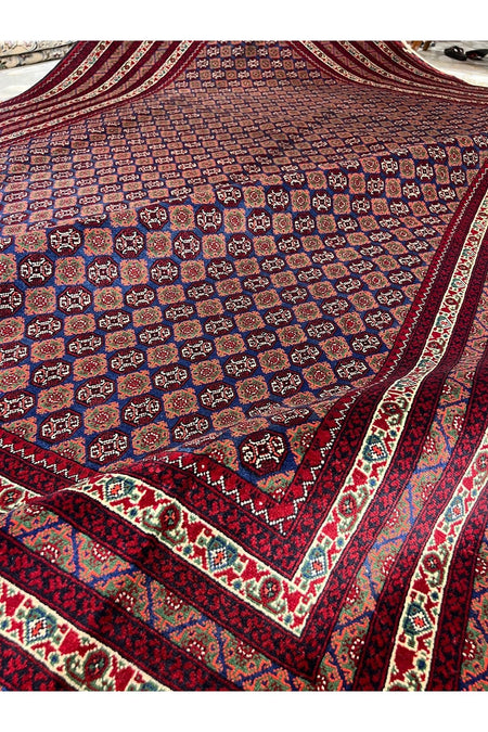 RD RAMAZAN DAG Hand Rug Art Hand-Woven Afgan Hoca Roshnai Rug Size 300x200. - MALLTURK
