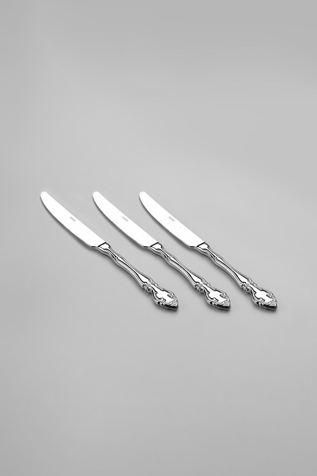 Nehir adriana Plain 12 Place Setting 72 Piece Boxed Flatware Set - MALLTURK