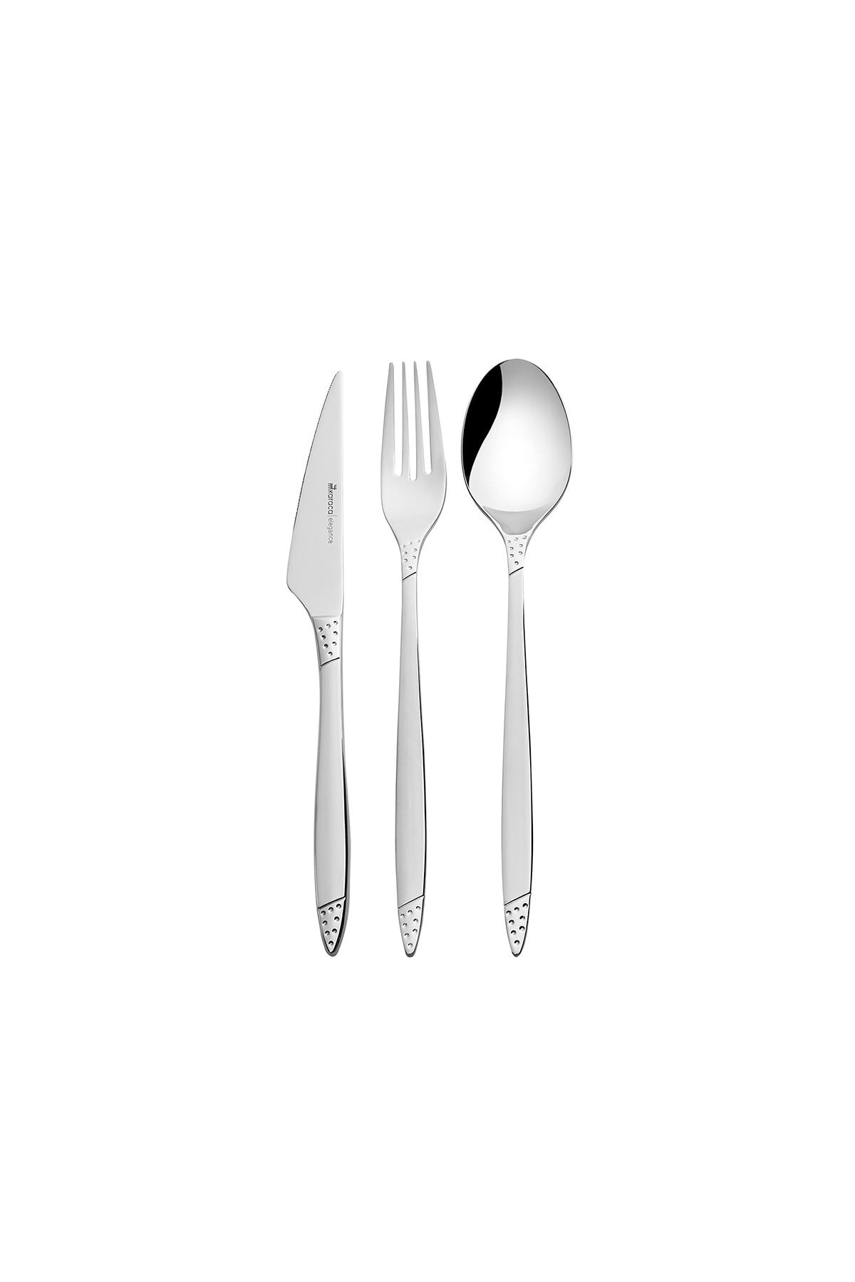Karaca bore elegance 36 Piece 6 Place Setting Flatware Boxed - MALLTURK