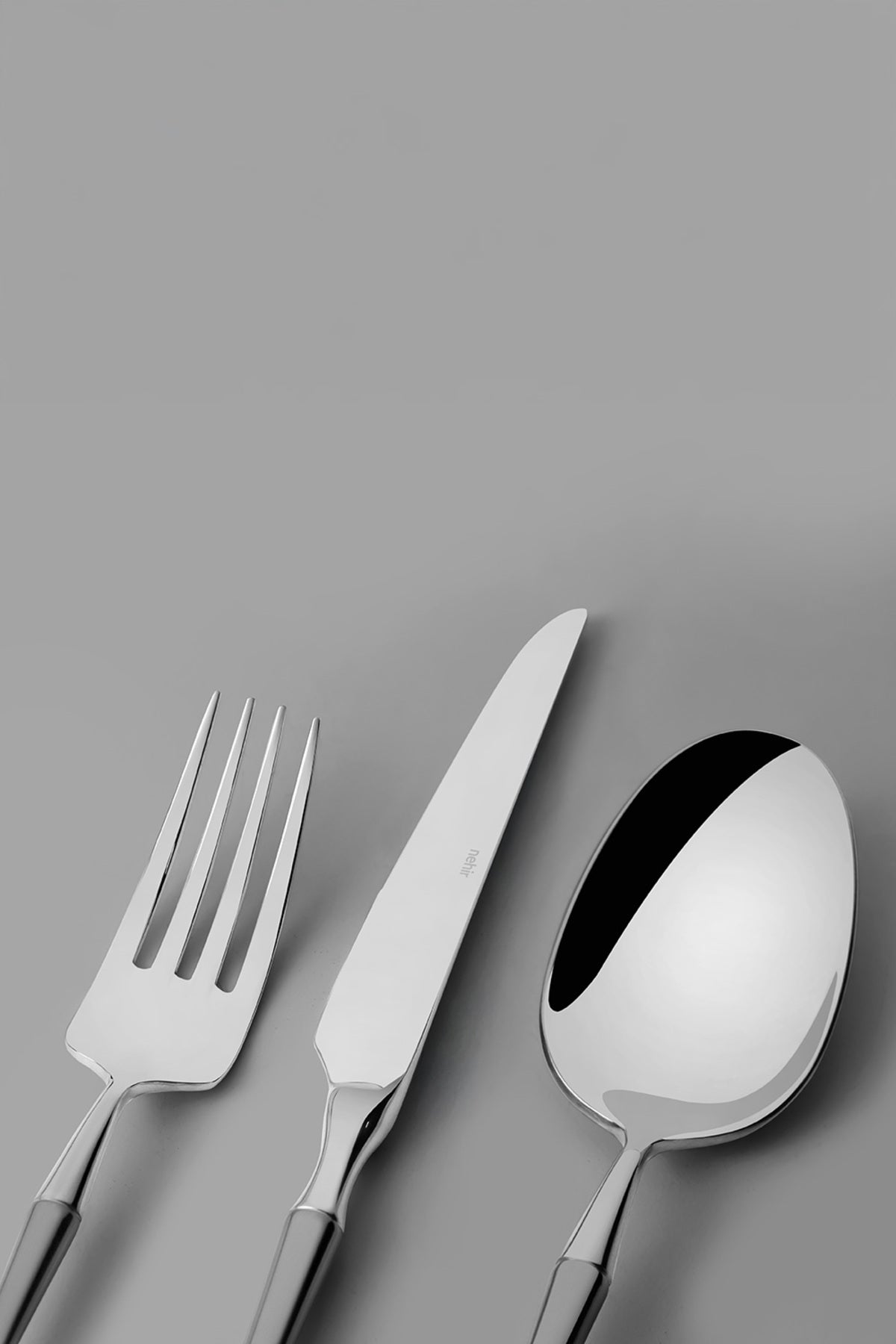 Nehir marbella Satin 12 Place Setting 72 Piece Boxed Flatware Set - MALLTURK