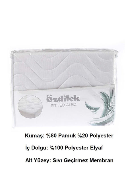 Ozdilek Waterproof Cotton Quilted Fitted Mattress Protector - MALLTURK