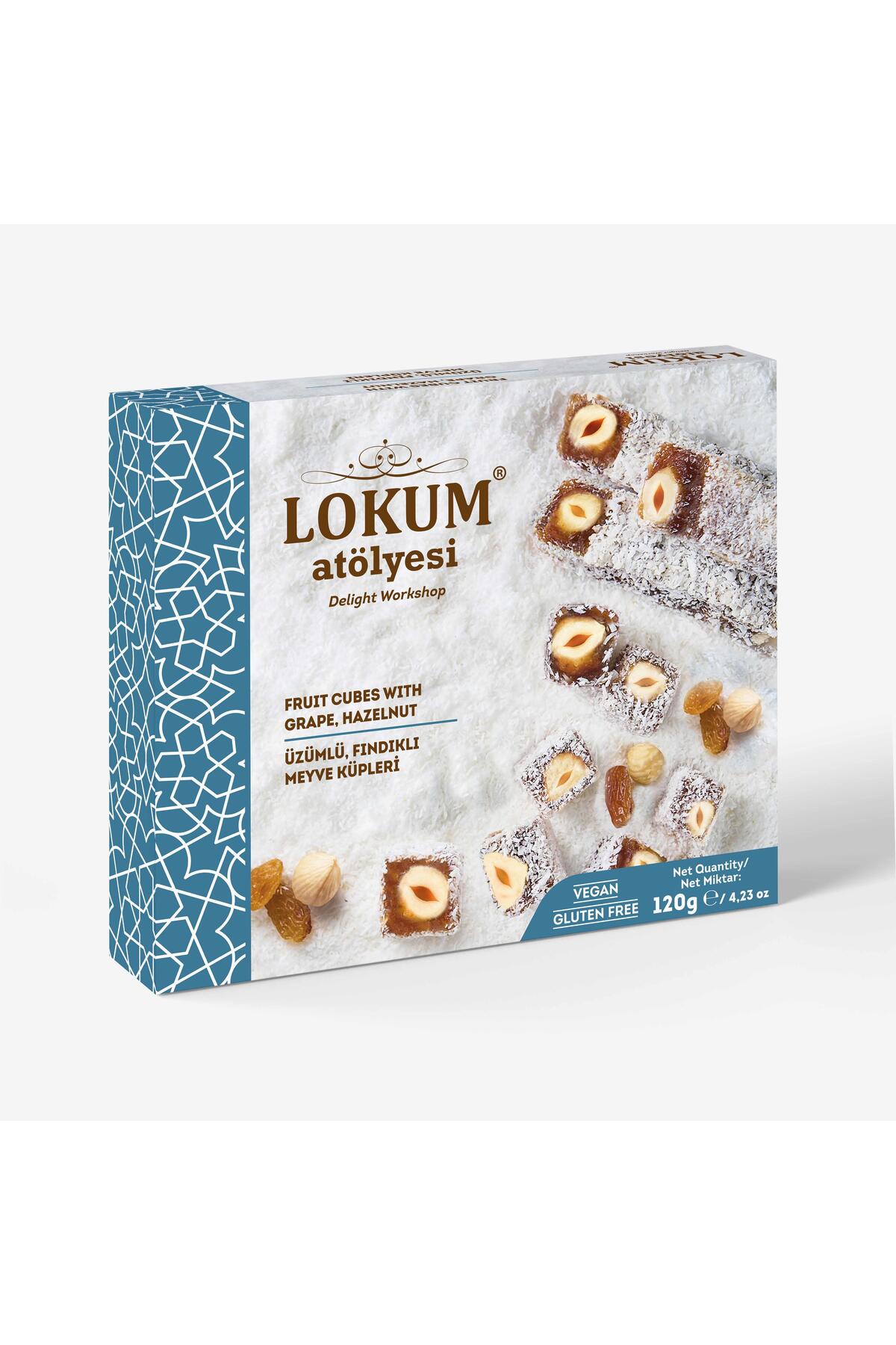Lokum Atolyesi uzumlu Hazelnut meyve kupleri 120g - MALLTURK