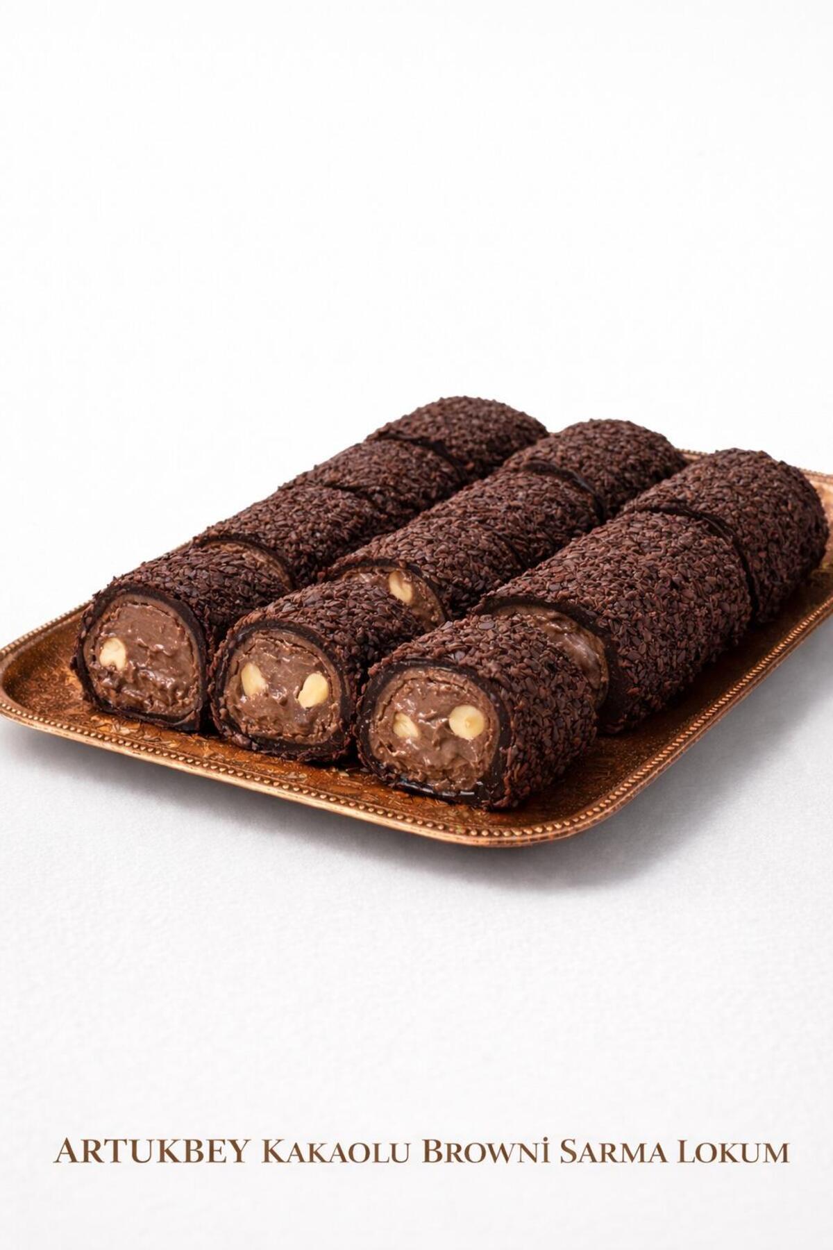 ARTUKBEY Cocoa browni Rolled Turkish Delight 500 g - MALLTURK