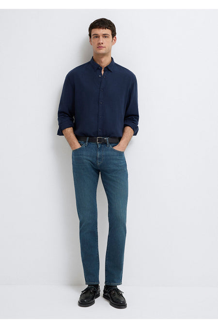 Marcus Pro Dark indigo Mavi Jeans 00351A1735 - MALLTURK