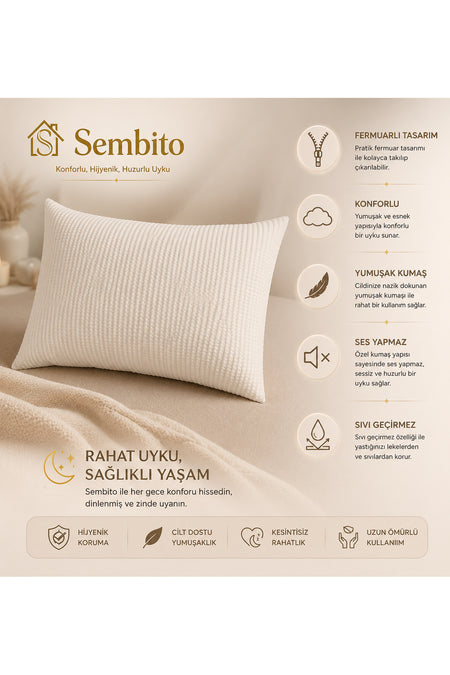 SEMBITO Bamboo Pillow Protector - MALLTURK