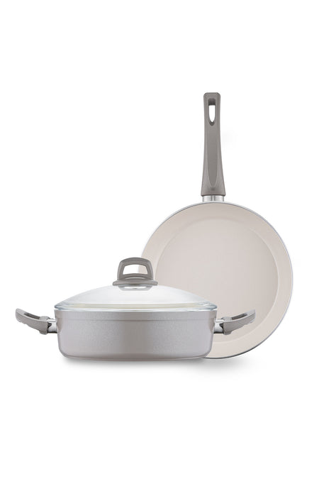 Emsan Crystal 3 Piece Cookware Set - MALLTURK