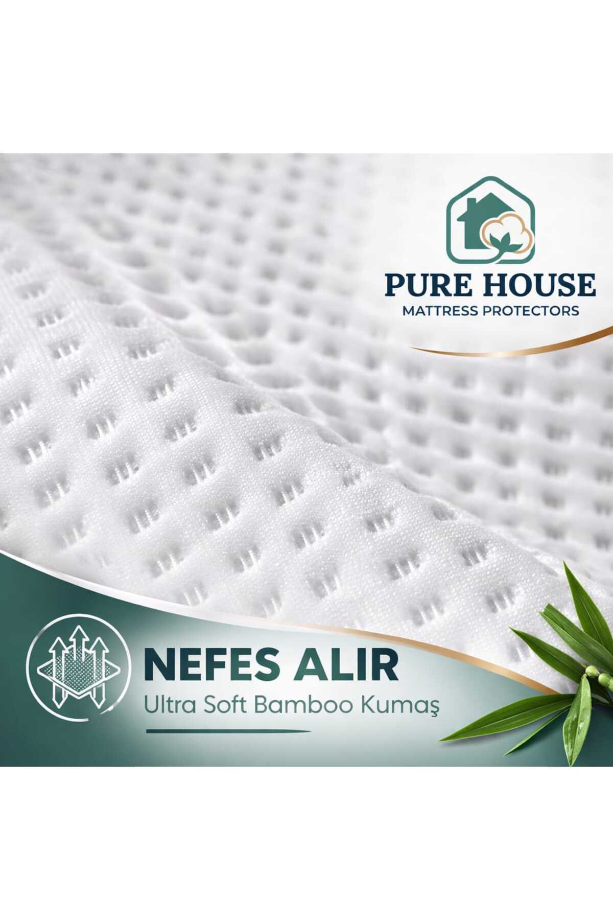 PureHouse Bedmora Morbido Aura Waterproof Bamboo Mattress Protector - MALLTURK