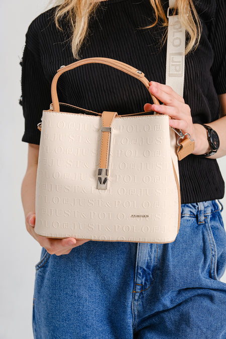 Just Polo Brown Women's Hand and Shoulder Bag 2055 - MALLTURK