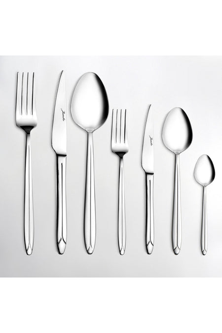 Jumbo lale 84 Piece 12 Place Setting Flatware Set - MALLTURK
