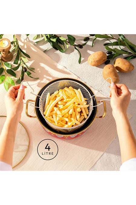 Emsan Solemar Enamel Frying Pot - MALLTURK