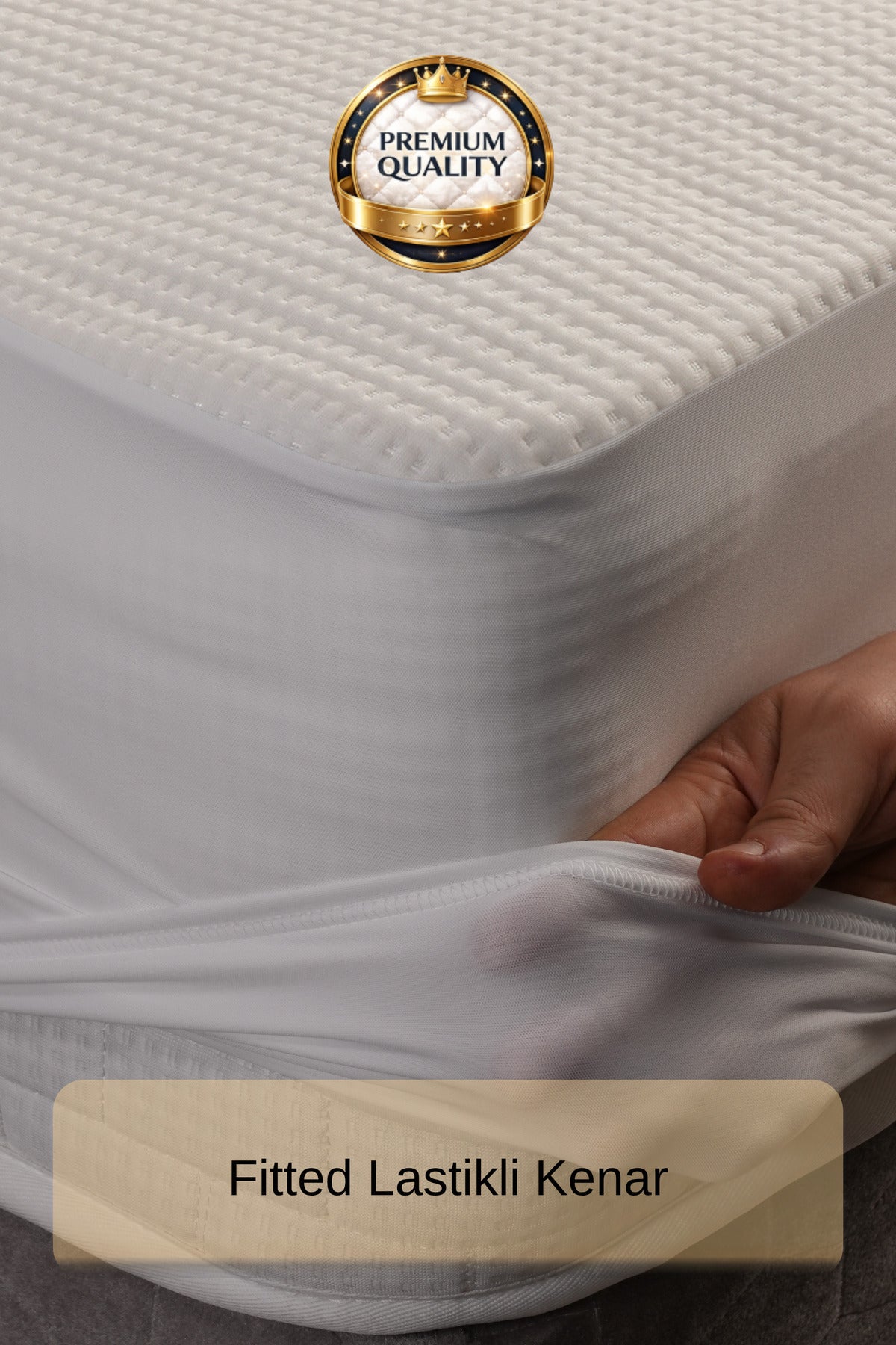 Elzenor Prestige Waterproof Bamboo Fitted Mattress Protector - MALLTURK