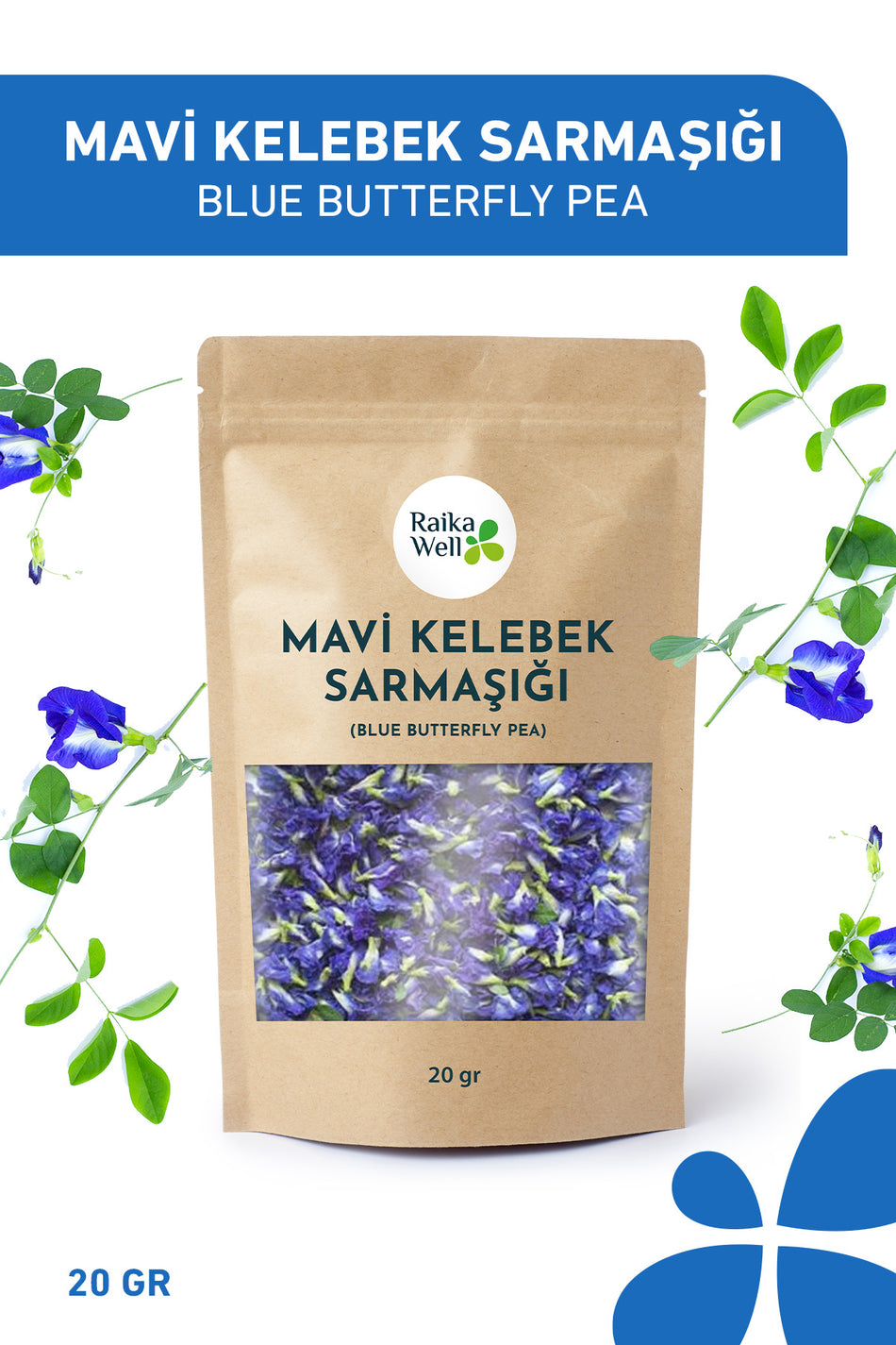 Raikawell Blue Butterfly Vine Tea 20 gr