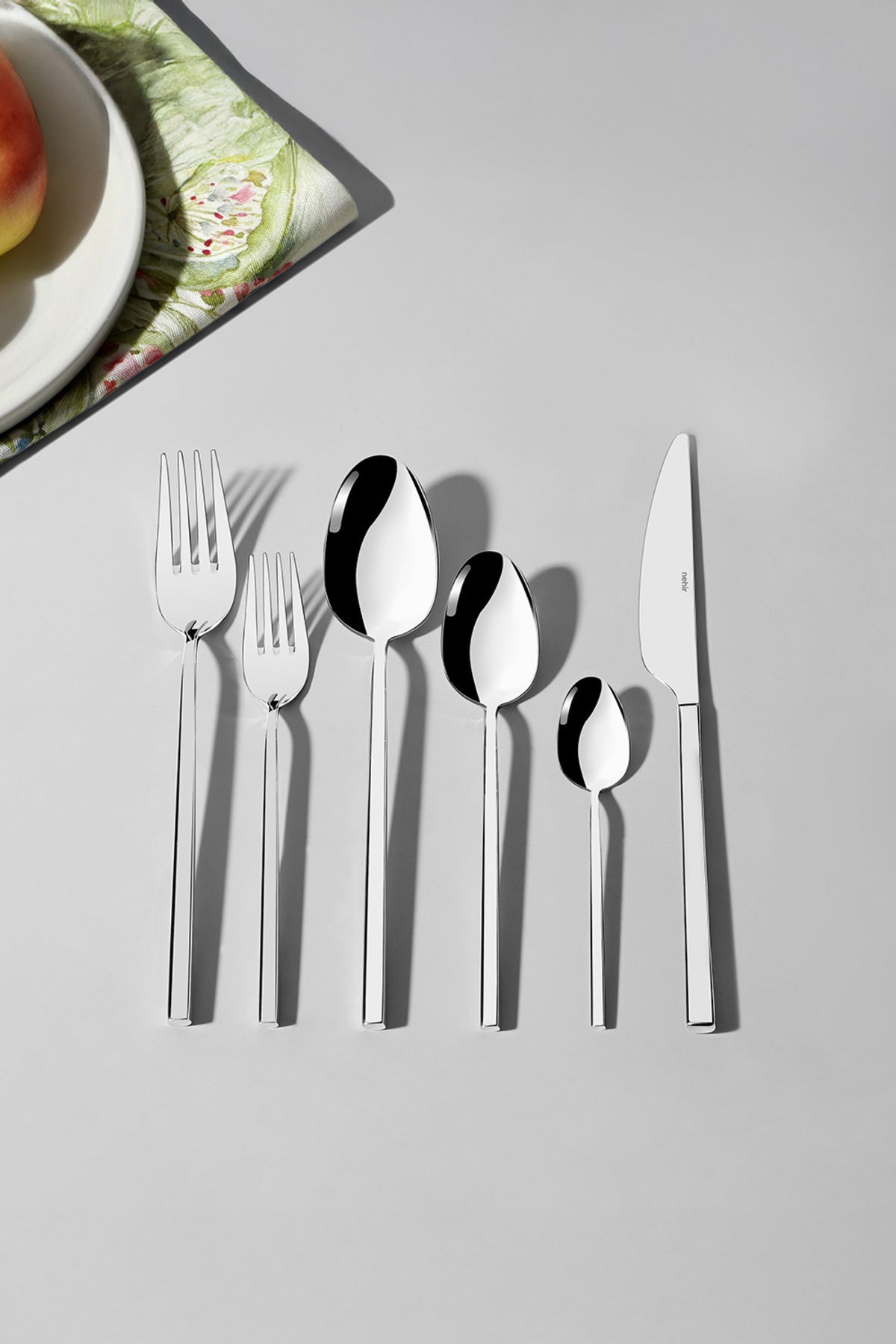 Nehir gloria Plain 6 Place Setting 36 Piece Boxed Flatware Set - MALLTURK