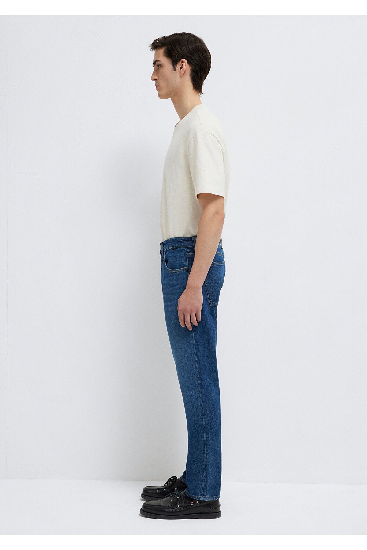 Classic Denim Dark Jeans in Mavi 0042290387 - MALLTURK