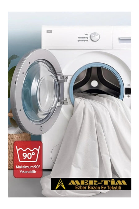 mer-tim ezberbozan ev tekstili Mer tim Waterproof Fitted Mattress Protector - MALLTURK