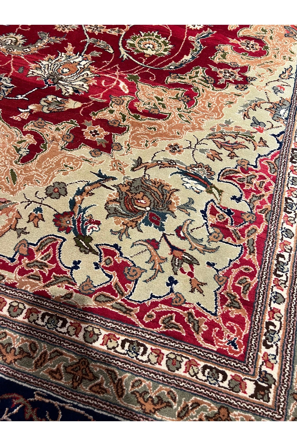 RD RAMAZAN DAG Hand Rug Art Hand-Woven Kayseri Kocer Weave Collector Piece Size 370x260 - MALLTURK
