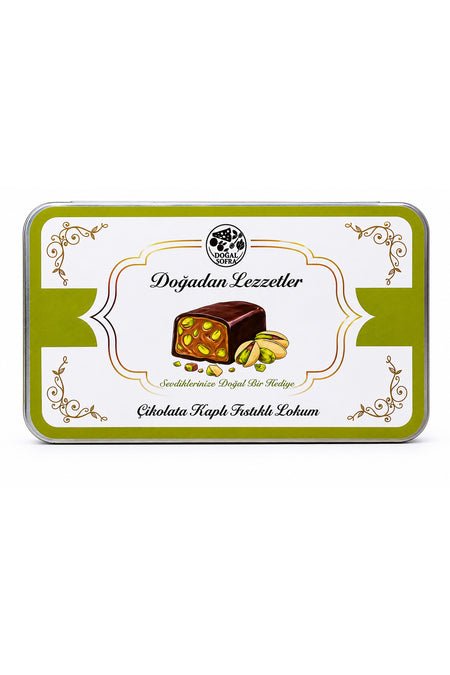 DOGAL sofra Chocolate Coated Pistachio Turkish Delight 110gr - MALLTURK