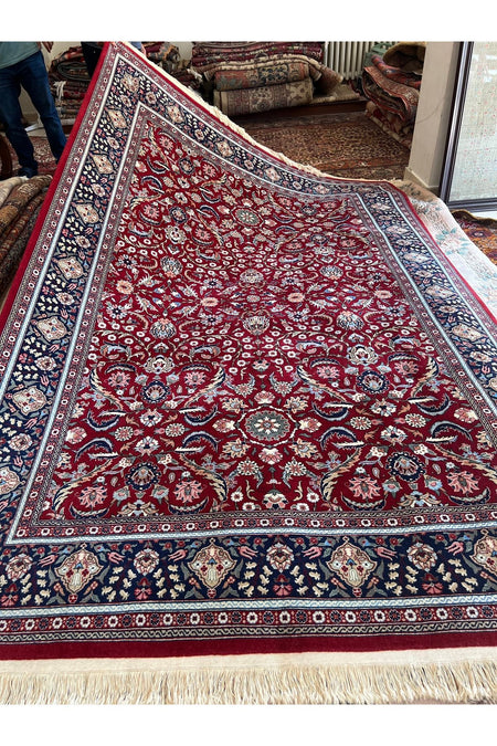 RD RAMAZAN DAG Hand Rug Art Hand-Woven Sumerbank Hereke Rug Signed Viyana Design Natural Dye Size 300x200 - MALLTURK