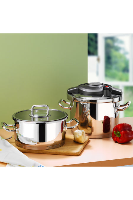 Aryildiz Touch & Cook Kanka Pressure Cooker Set 6 4 Liters - MALLTURK