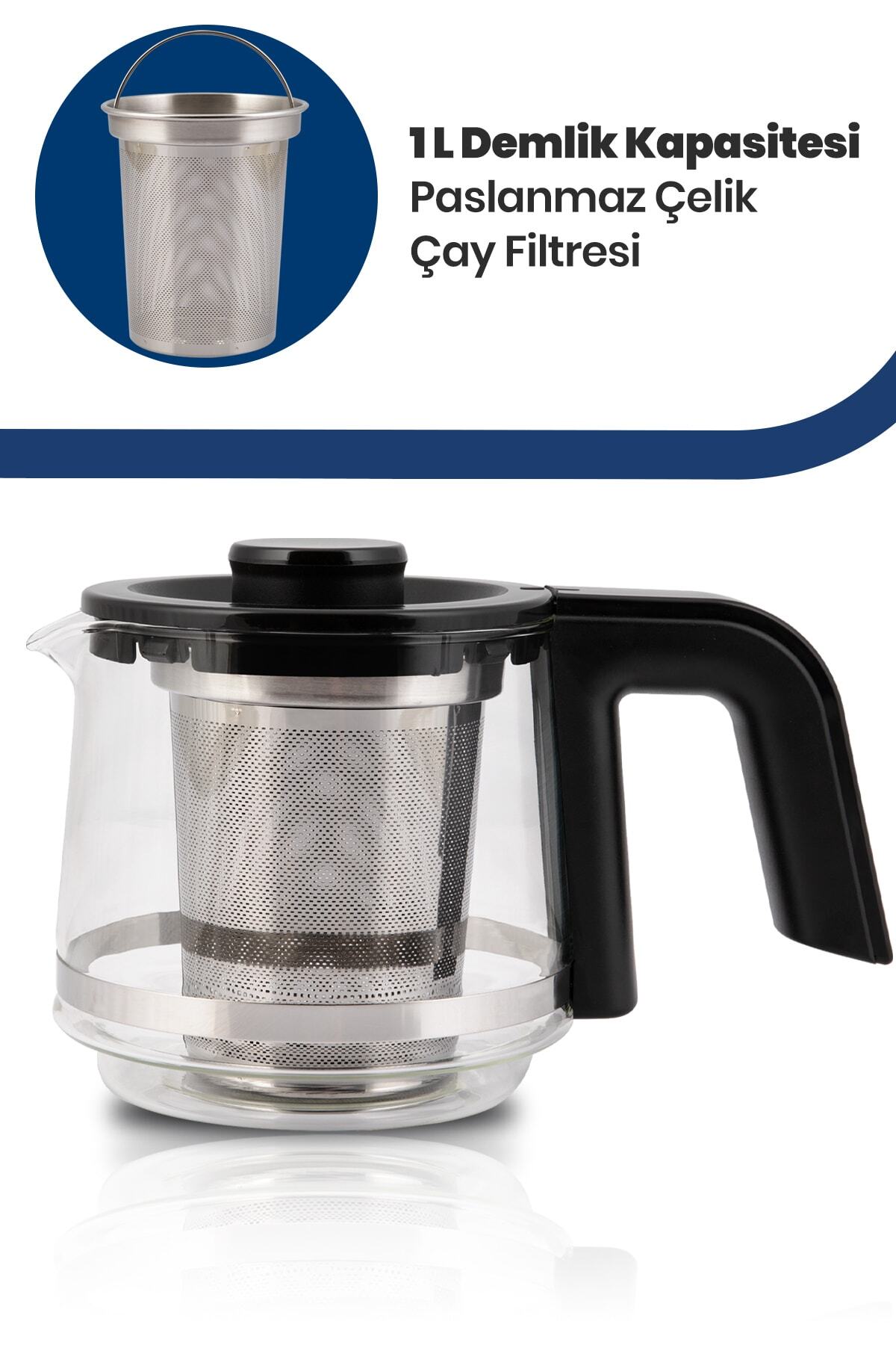 GoldMaster Yenidem GM-8325 Rose Gold 1900W Glass Tea Maker - MALLTURK