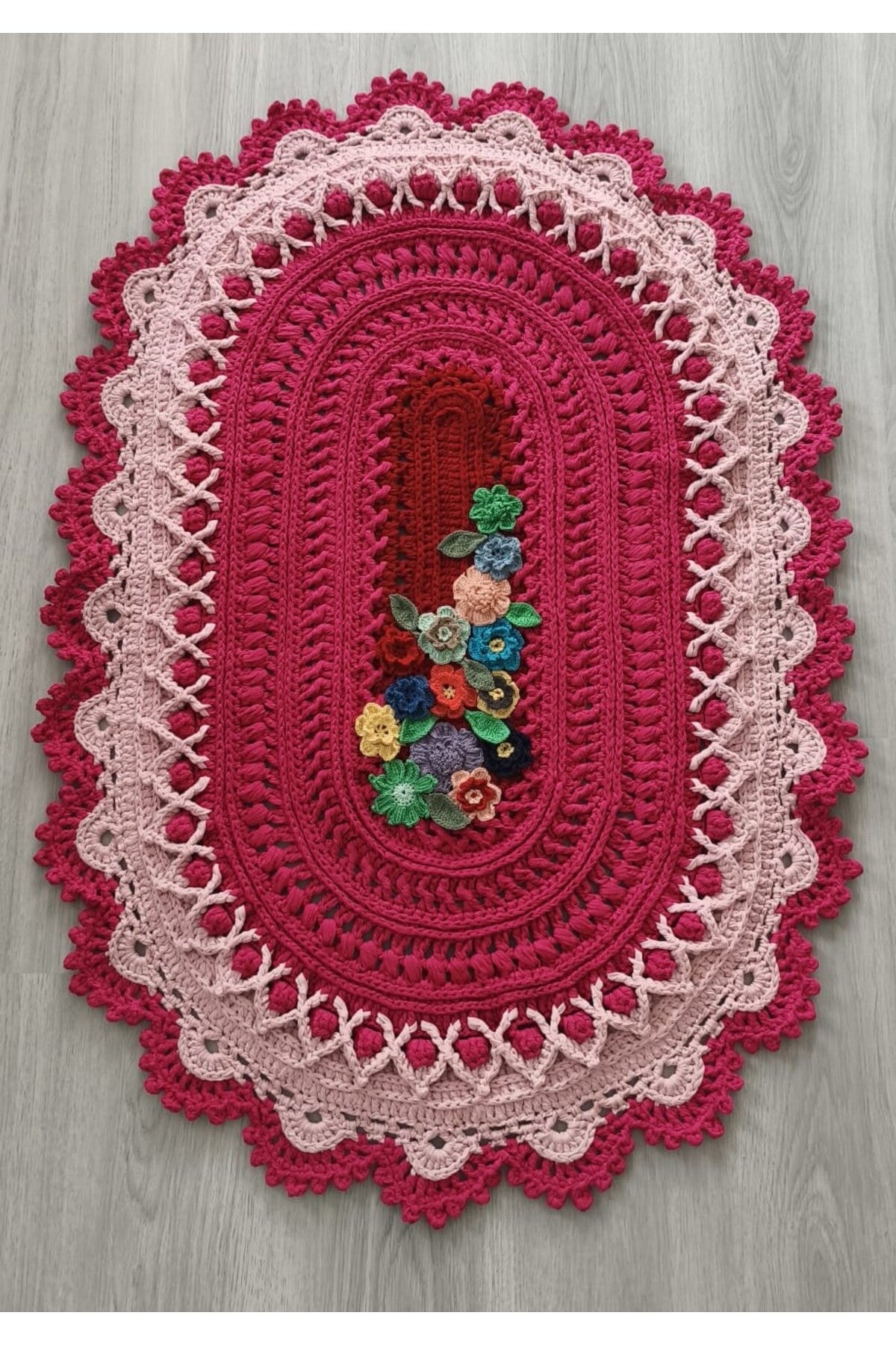 Lezista Hand-Knitted Lace Kilim - MALLTURK