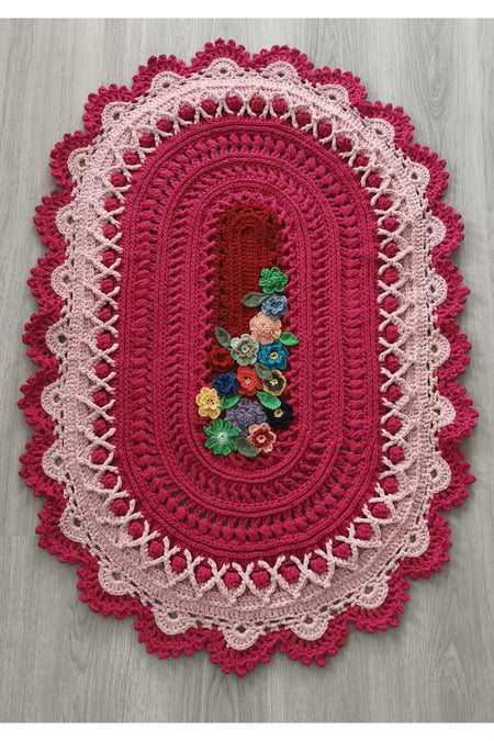 Lezista Hand-Knitted Lace Kilim - MALLTURK