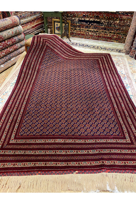 RD RAMAZAN DAG Hand Rug Art Hand-Woven Afgan Hoca Roshnai Rug Premium Quality Cotton Base Wool Weave Olup Natural Dye 3x2 - MALLTURK