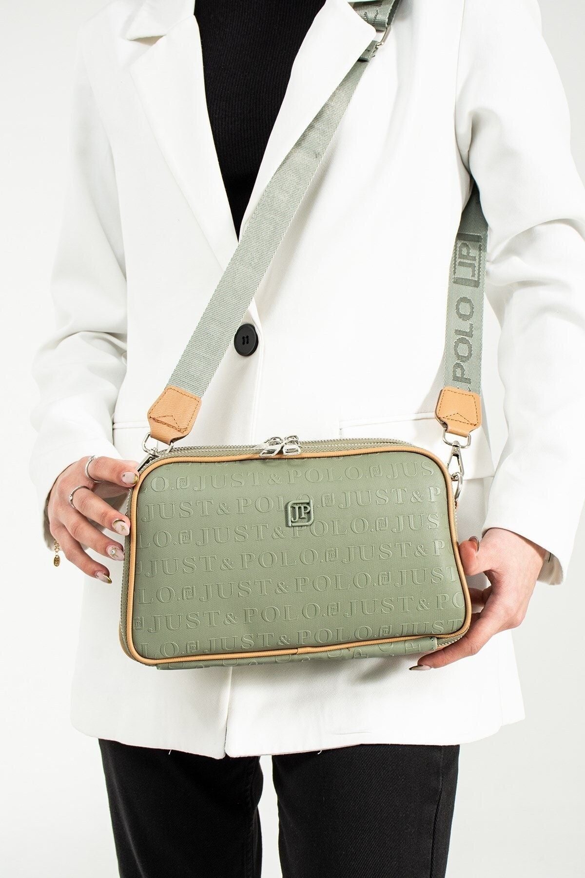 Just Polo Shoulder Bag New Season Green Casual Bag - MALLTURK