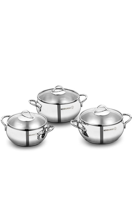 KORKMAZ Tombik Jr. 6 Piece Cookware Set