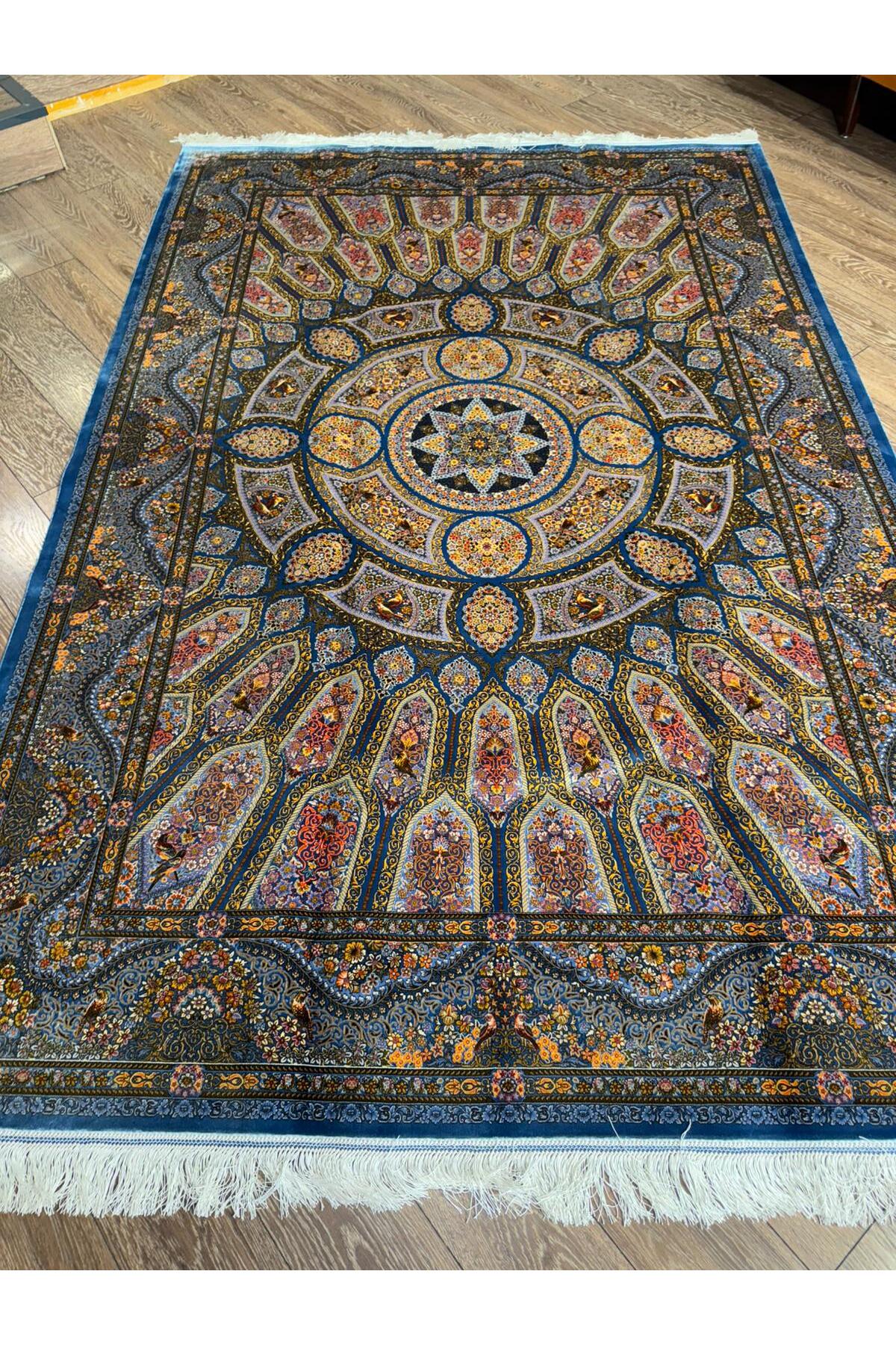 Rustikev Iranian Silk Rug - MALLTURK