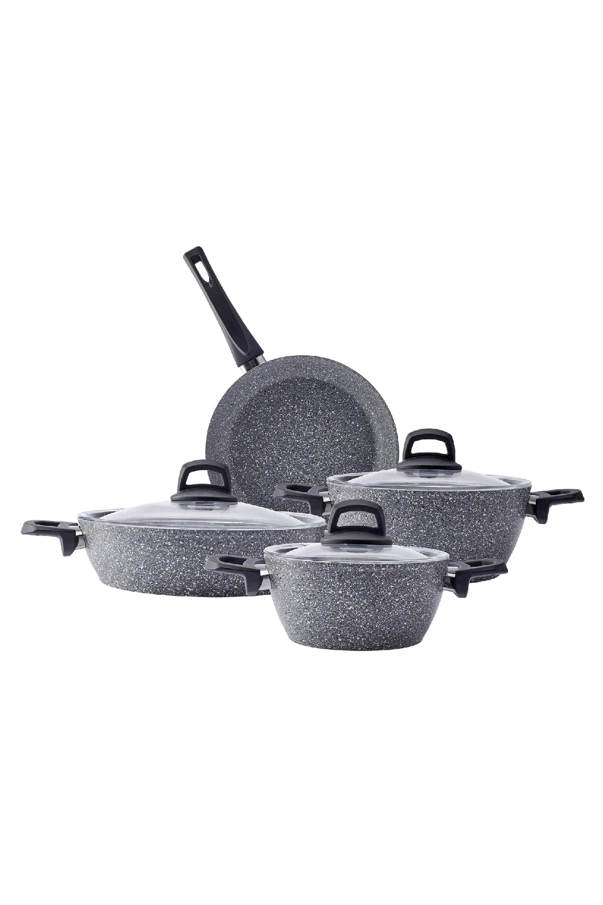 Emsan Oniks 7 Piece Granite Cookware Set - MALLTURK