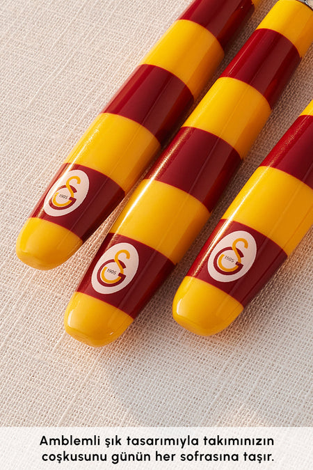 Karaca x galatasaray lisansli 18 Piece 6 Place Setting Flatware Set - MALLTURK