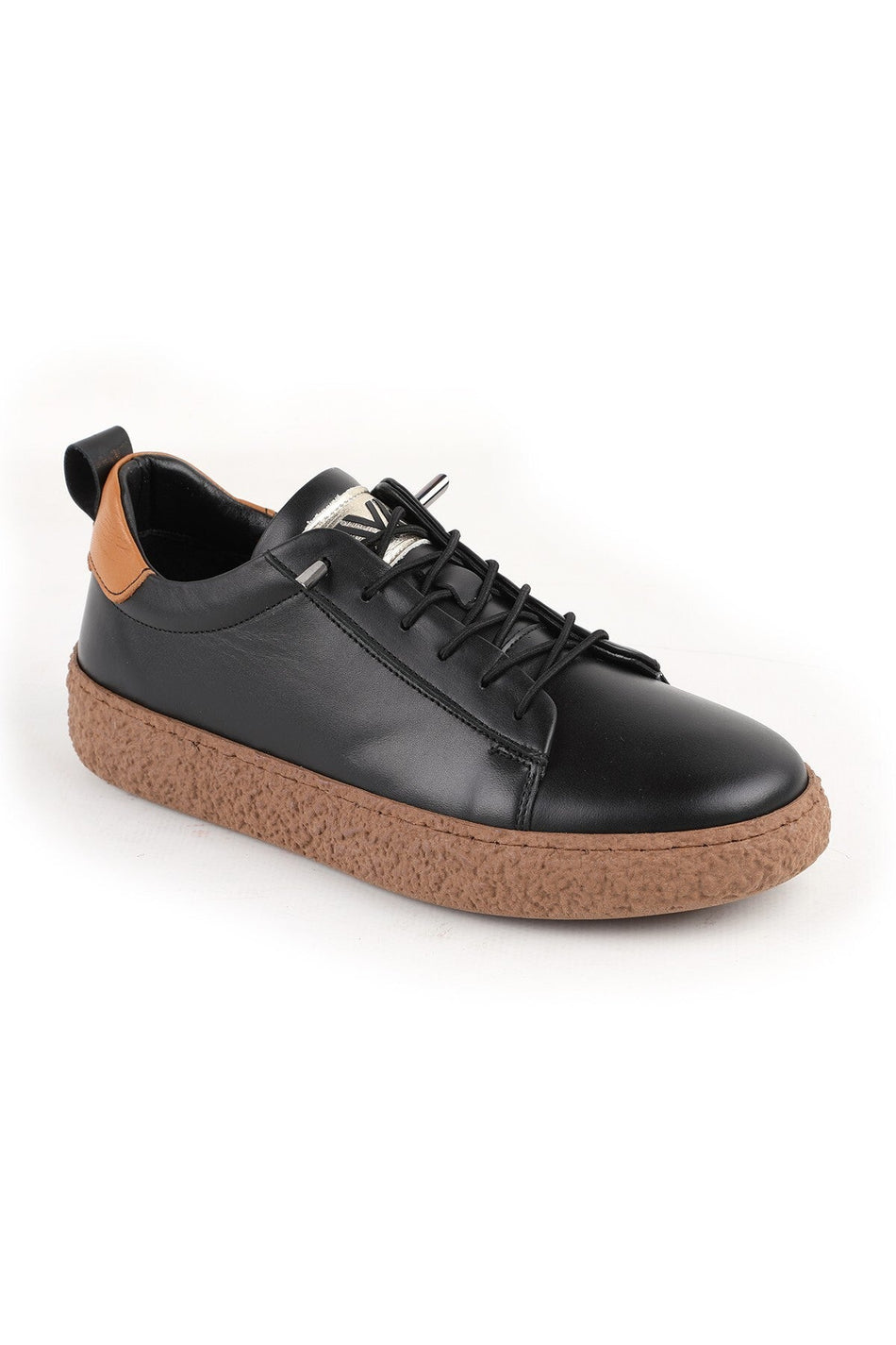 L077.2684 Genuine Leather Lightweight Polyurethane Sole Lace-up Women's Casual Sneaker Shoes 26Y