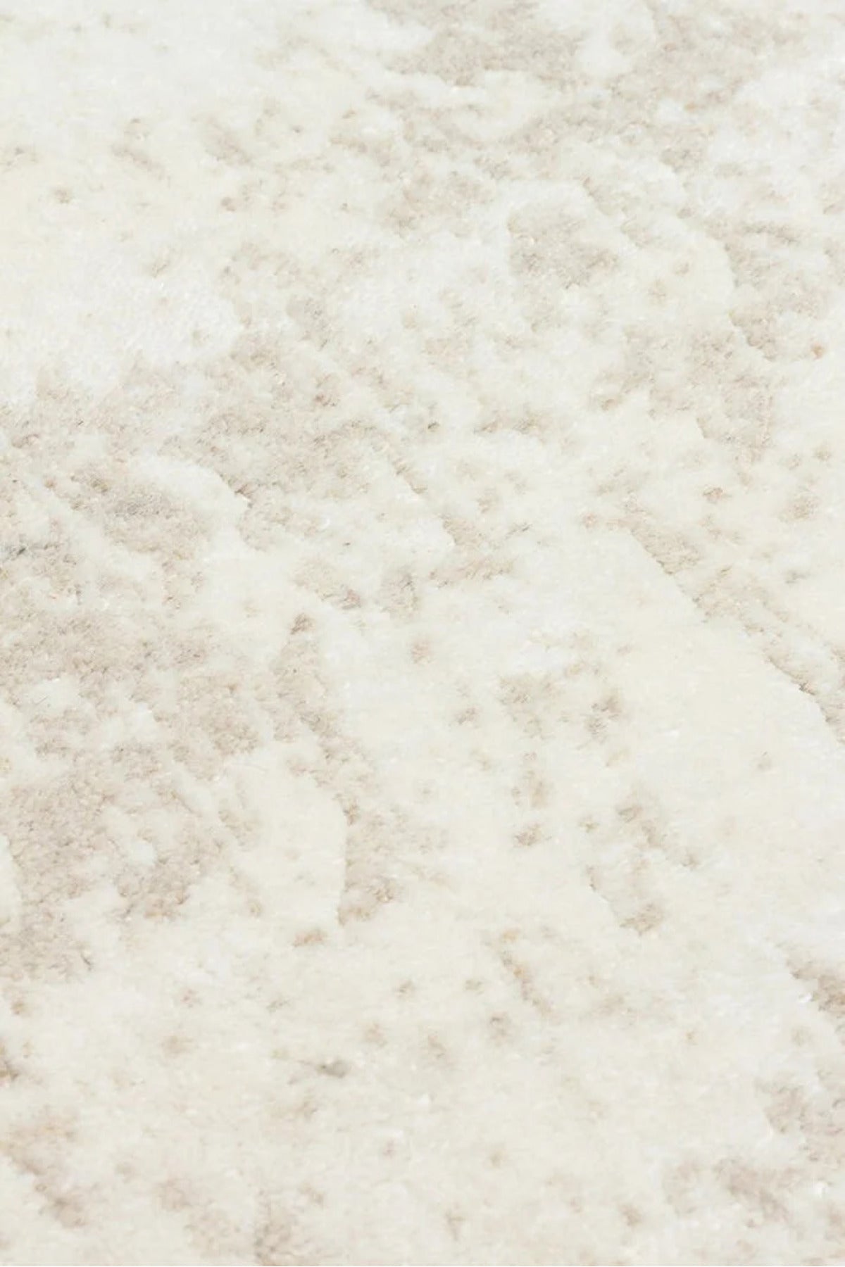 Kalesta Rug Grace White Beige, Self-Patterned Pattern Wool, Viscose and Cotton Blend Pattern Elegant Living Room Rug - MALLTURK