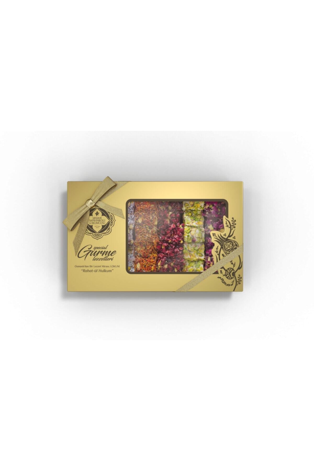 MESHUR safranbolu lokumcusu fitil gurme Assorted Turkish Delight 400gr - MALLTURK