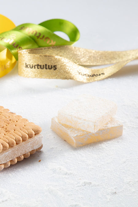 Genel Markalar Plain Biscuit Size Turkish Delight 500gr - MALLTURK