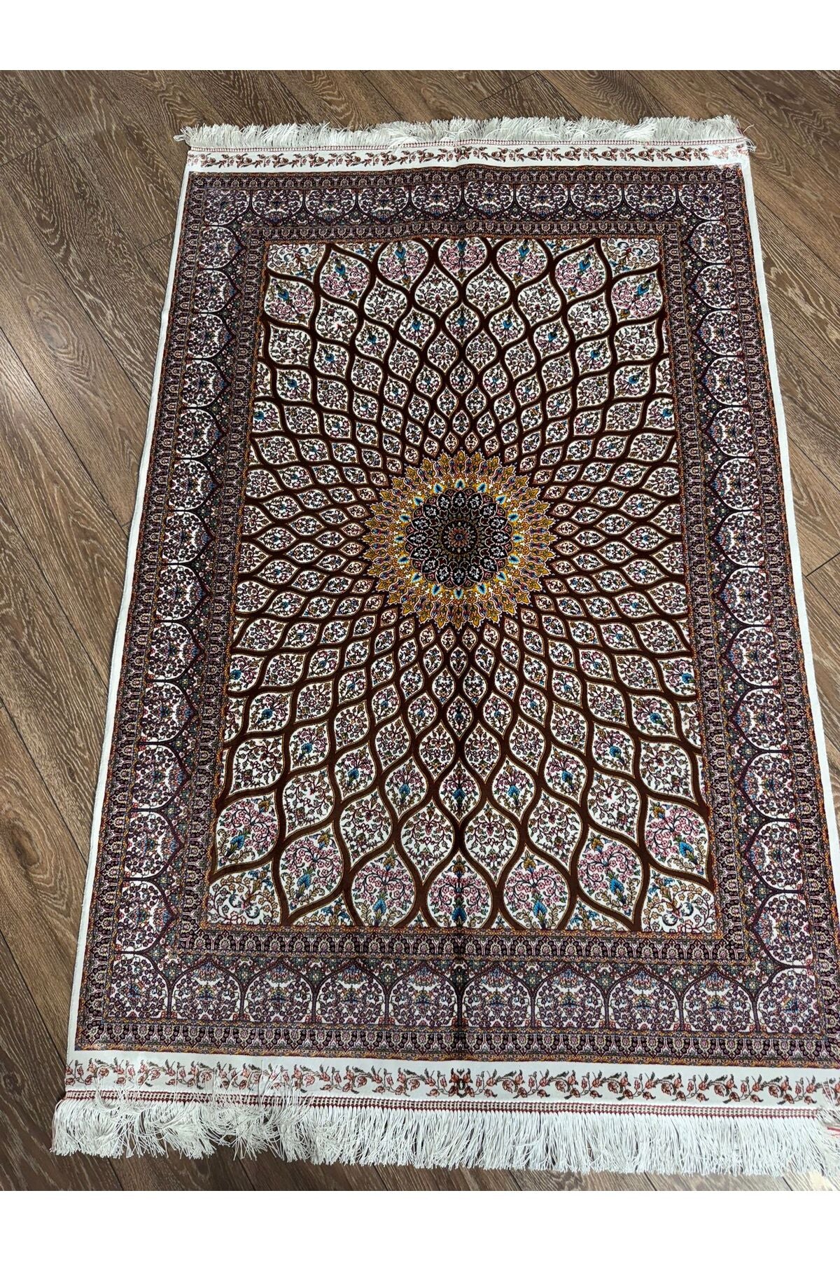 Rustikev Iranian Silk Rug
