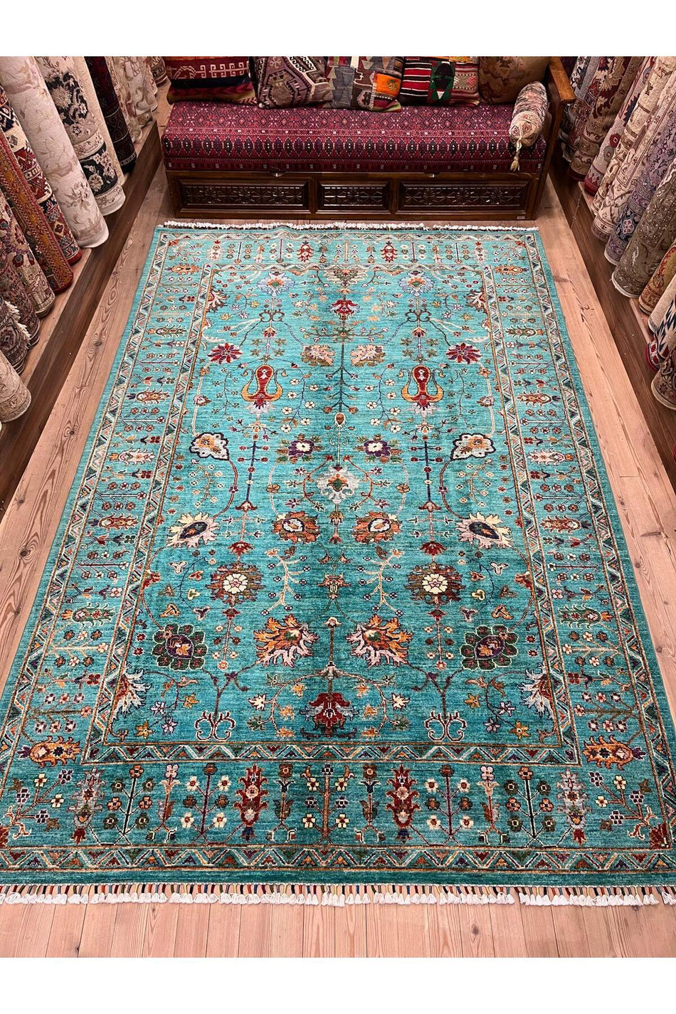 Sirvan Handwoven Afghan Rug - 298 x 198 - MALLTURK