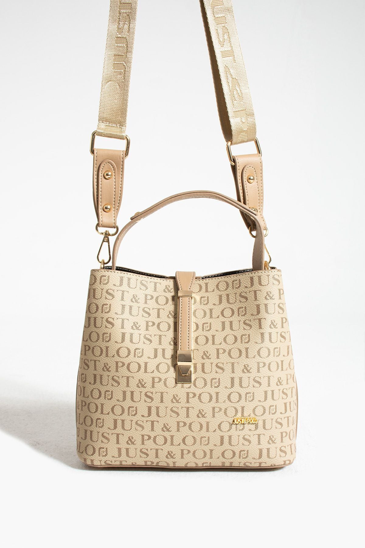 Just Polo Women's Hand and Shoulder Bag 2055 Brown - MALLTURK