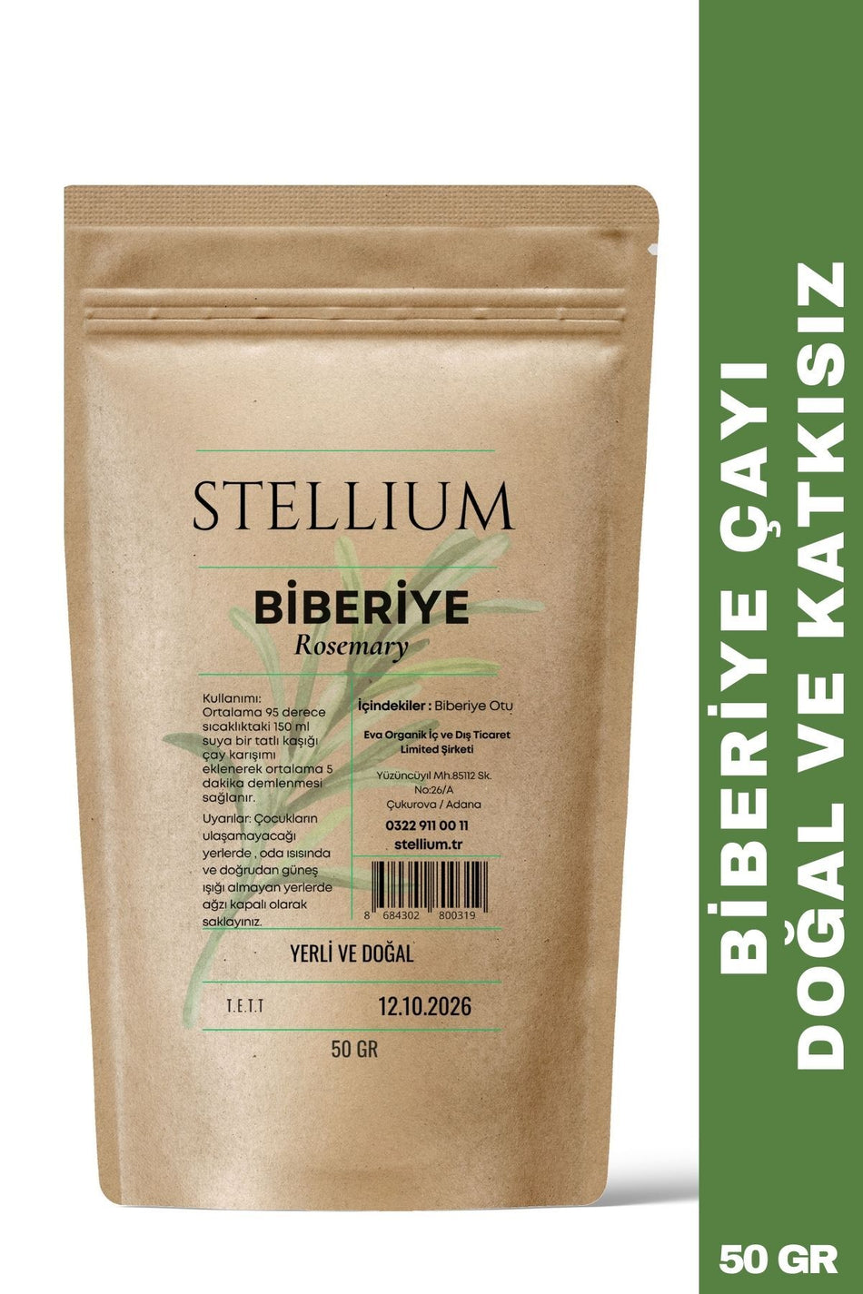 Herbal Teh Rosemary STELLiUM - Rosemary Kering Alami Tanpa Bahan Tambahan