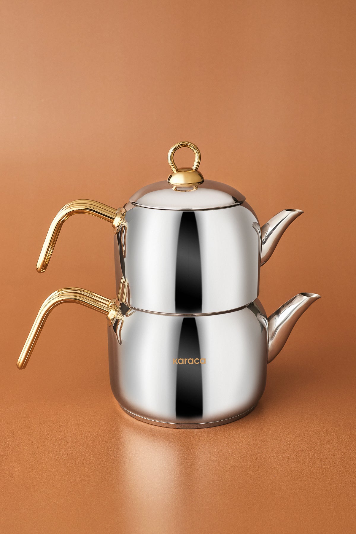 Karaca Urban Midi induction Base Teapot Set Gold - MALLTURK