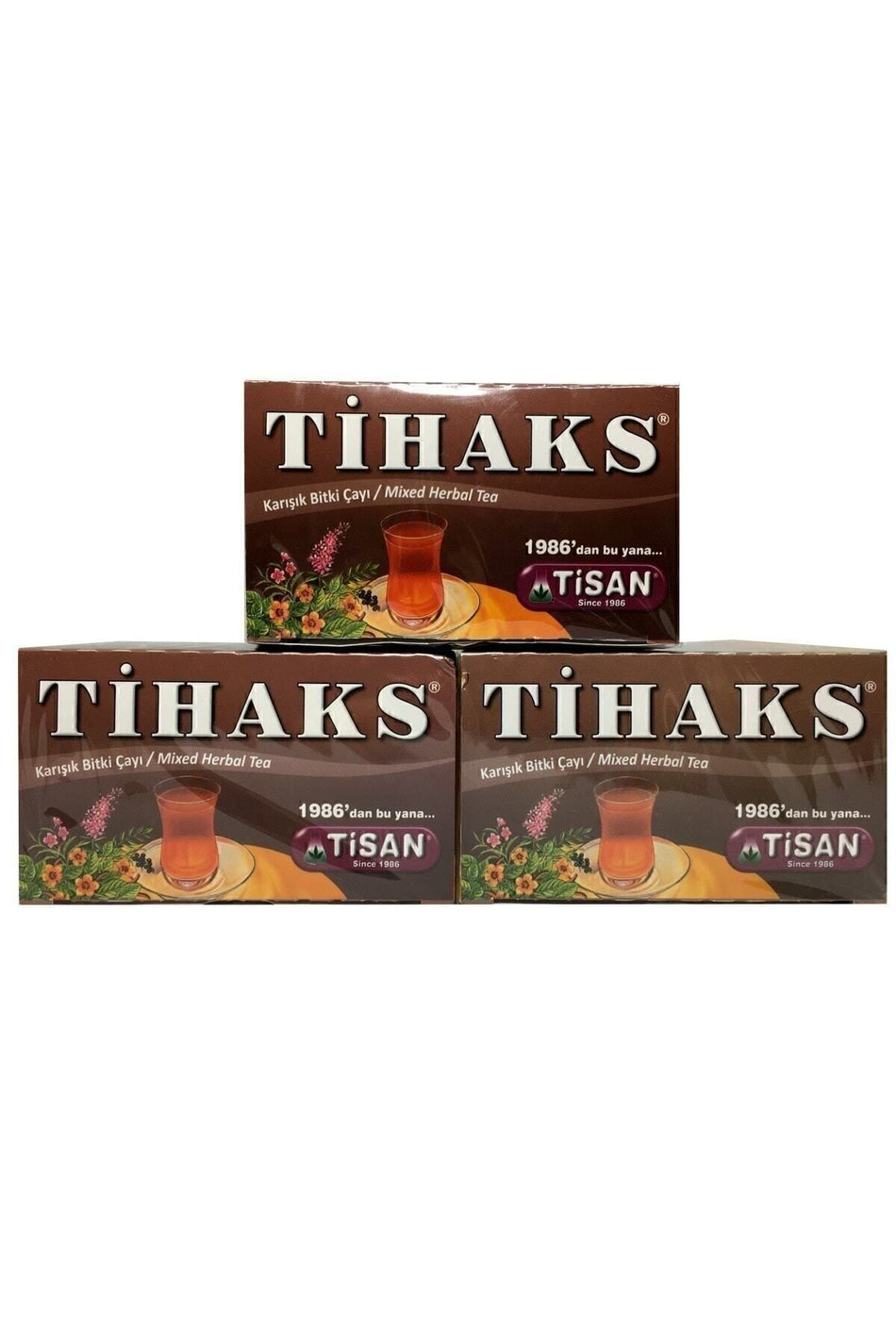 Tisan Tihaks Mixed Herbal Tea, 20 Filter Bags, 3 Packs of Tilax