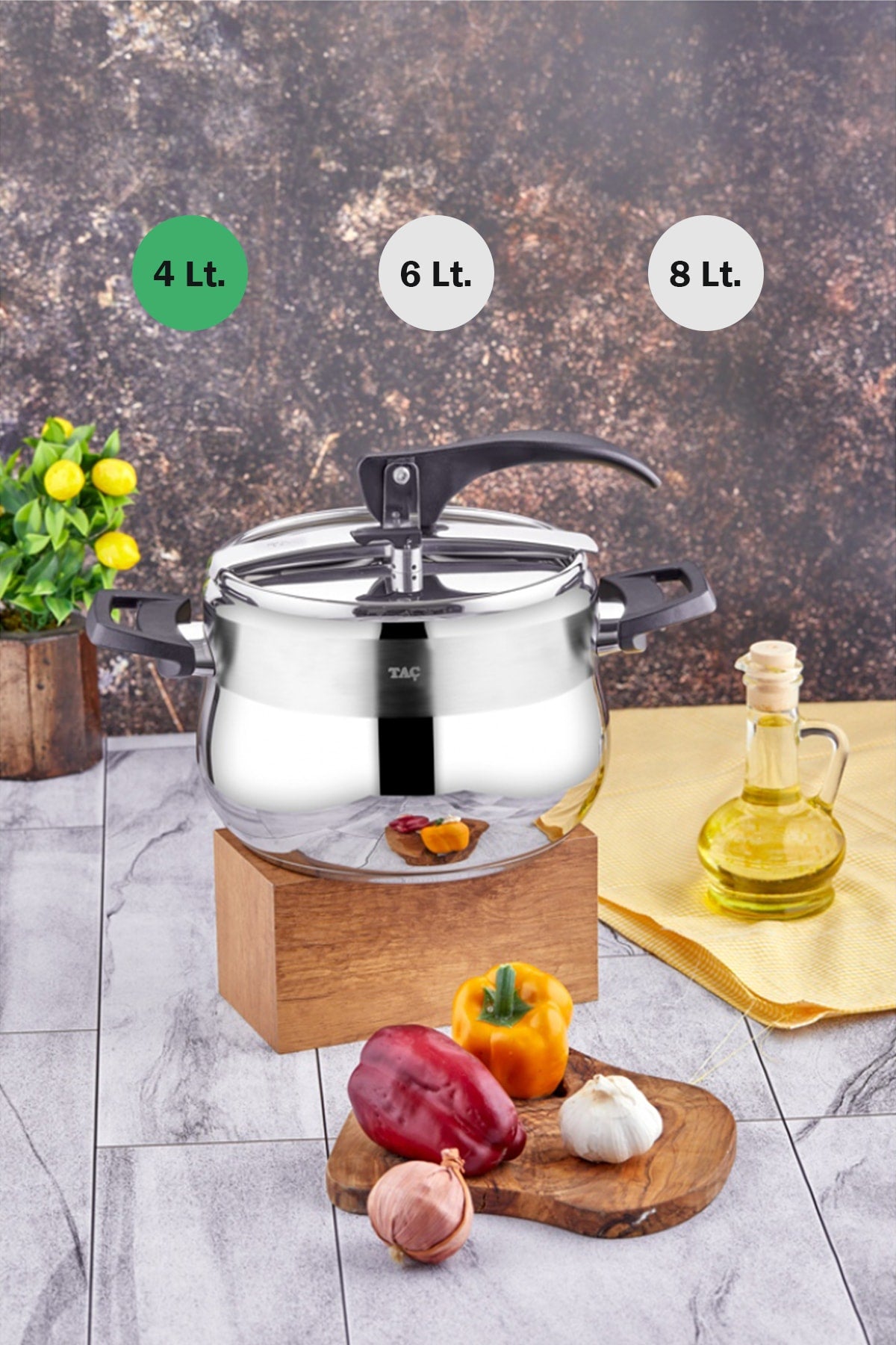 Tac Bengu Pro Pressure Cooker Black - MALLTURK