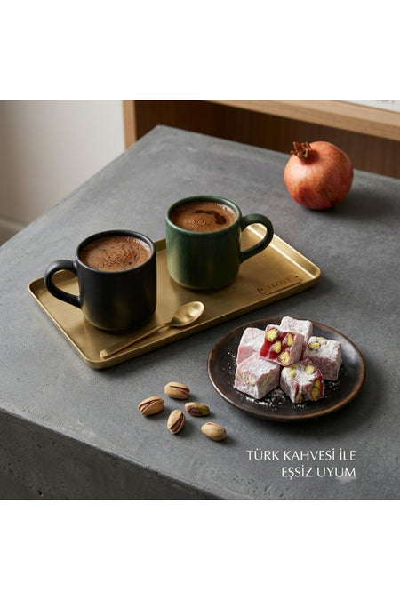 Ertokus Efendi Pomegranate Flavored Extra Pistachio Turkish Delight 250 g Double Roasted 100 Beet Sugar - MALLTURK
