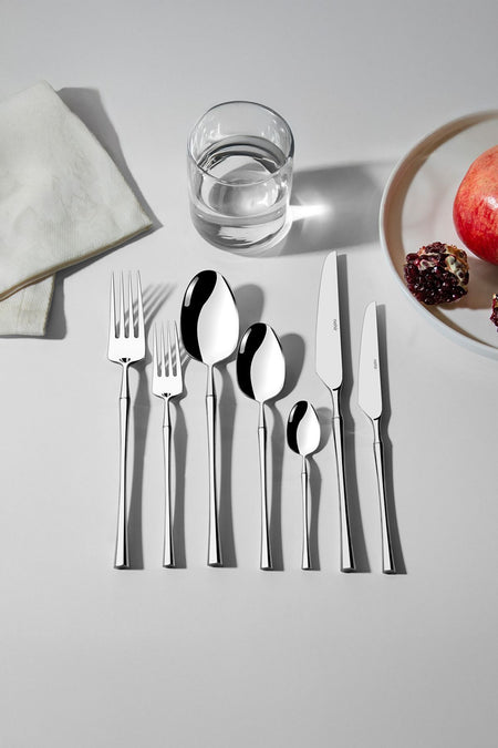 Nehir marbella Plain 12 Place Setting 84 Piece Flatware Set - MALLTURK
