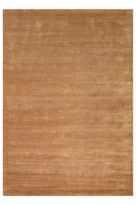 Vog Hali Siena Terra is a hand-woven living room rug meticulously crafted using natural bamboo and wool blend techniques. - MALLTURK