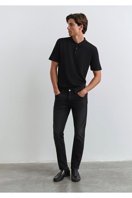 Mavi Lux Black Anthracite Smoke Jeans 0042286544 - MALLTURK